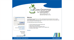Desktop Screenshot of coregrammarforlawyers.com