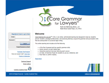 Tablet Screenshot of coregrammarforlawyers.com